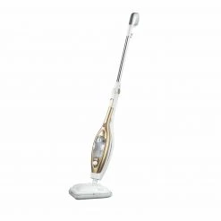 CLEANmaxx Dampfbesen - gold-weiß - mit Knickgelenk