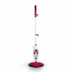 MAXXMEE Dampfbesen - weiß-rot - 1300 W