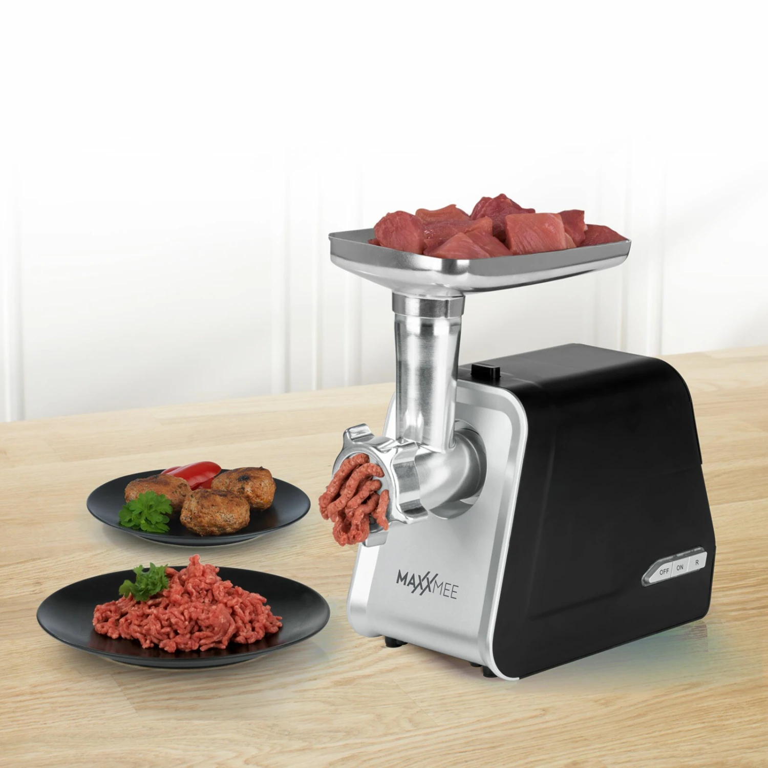MAXXMEE Fleischwolf - schwarz - 4-in-1 4 MAXXMEE Fleischwolf - schwarz - 4-in-1 – Bild 2