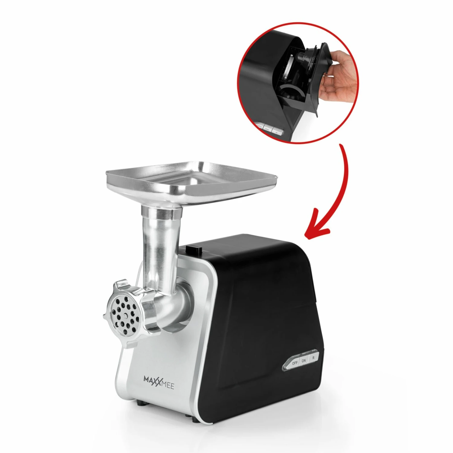 MAXXMEE Fleischwolf - schwarz - 4-in-1 5 MAXXMEE Fleischwolf - schwarz - 4-in-1 – Bild 3