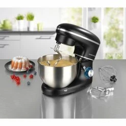 GOURMETmaxx Küchenmaschine - schwarz - 1500 Watt -Deutschland Haushalt Verkaufs-Shop 2791009500 02 1600Wx1600H