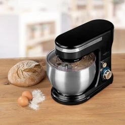 MAXXMEE Küchenmaschine 6348 - schwarz-Edelstahl - 5 Liter -Deutschland Haushalt Verkaufs-Shop 2791009600 08 1600Wx1600H