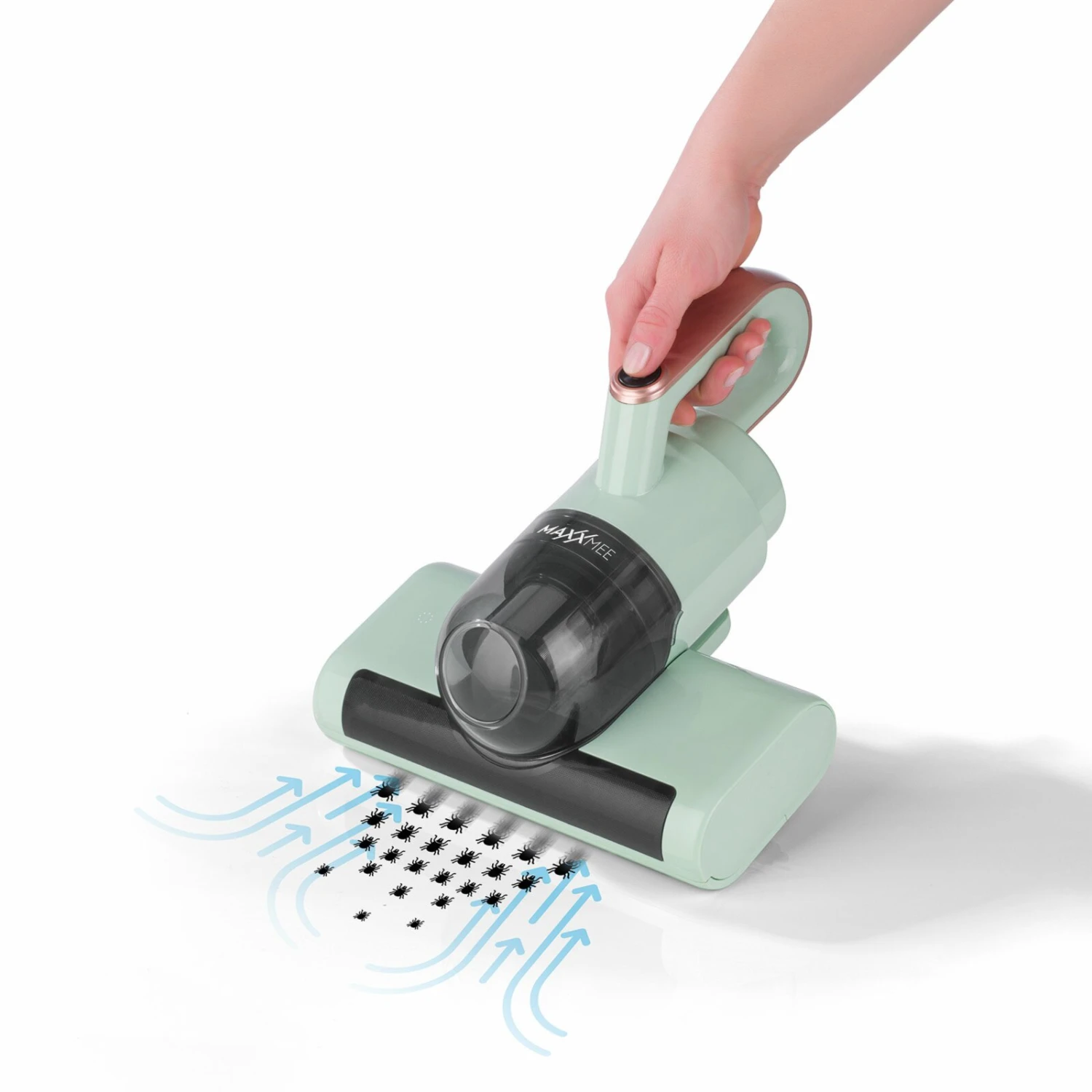MAXXMEE Milben-Handstaubsauger - mintgrün - 300 Watt 6 MAXXMEE Milben-Handstaubsauger - mintgrün - 300 Watt – Bild 4