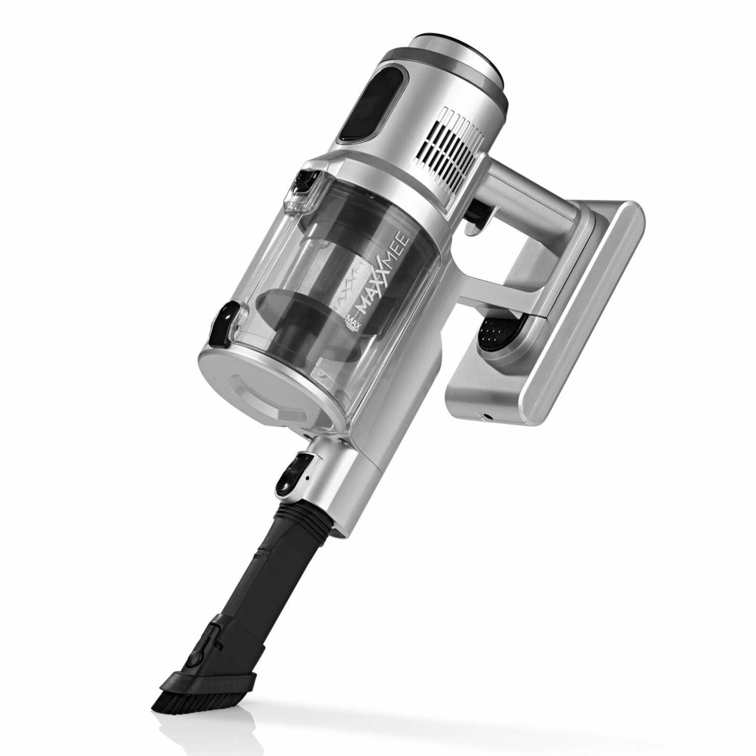 MAXXMEE Akku-Zyklon-Staubsauger - silber-schwarz - kabel-/beutellos 4 MAXXMEE Akku-Zyklon-Staubsauger - silber-schwarz - kabel-/beutellos – Bild 2