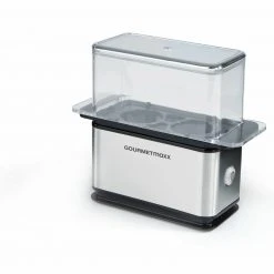 GOURMETMAXX Eierkocher - edelstahlfarben-schwarz - für 2 Eier -Deutschland Haushalt Verkaufs-Shop 2791011300 02 1600Wx1600H