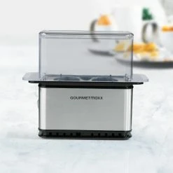 GOURMETMAXX Eierkocher - edelstahlfarben-schwarz - für 2 Eier -Deutschland Haushalt Verkaufs-Shop 2791011300 07 1600Wx1600H