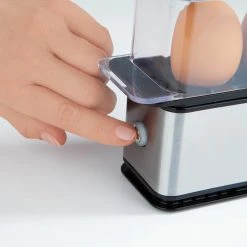 GOURMETMAXX Eierkocher - edelstahlfarben-schwarz - für 2 Eier -Deutschland Haushalt Verkaufs-Shop 2791011300 08 1600Wx1600H