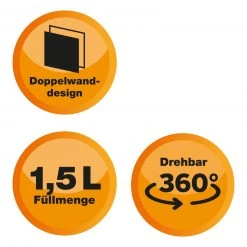 KOCHWERK Wasserkocher - weiß - Isolierfunktion - 1,5 Liter -Deutschland Haushalt Verkaufs-Shop 2791011400 06 1600Wx1600H