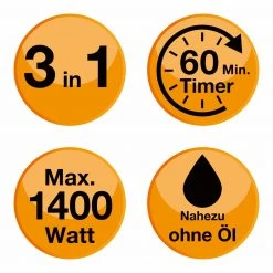 KOCHWERK Heissluftfritteuse - weiß - 3 Liter -Deutschland Haushalt Verkaufs-Shop 2791011800 10 1600Wx1600H