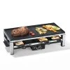 MAXXMEE Raclette-Grill - schwarz-silber - Edelstahl - 57 cm hoch -Deutschland Haushalt Verkaufs-Shop 2791012300 1600Wx1600H