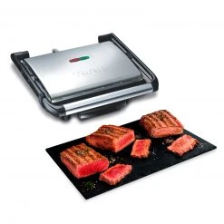 TEFAL Kontaktgrill INICIO GC241D - schwarz-silber -Deutschland Haushalt Verkaufs-Shop 2816000200 05 1600Wx1600H