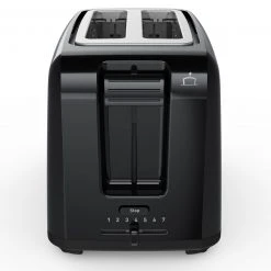 TEFAL Toaster VITA BLACK TT1A28 - schwarz - mit Brötchenaufsatz -Deutschland Haushalt Verkaufs-Shop 2816000900 03 1600Wx1600H