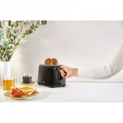TEFAL Toaster VITA BLACK TT1A28 - schwarz - mit Brötchenaufsatz -Deutschland Haushalt Verkaufs-Shop 2816000900 06 1600Wx1600H