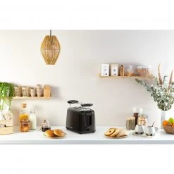 TEFAL Toaster VITA BLACK TT1A28 - schwarz - mit Brötchenaufsatz -Deutschland Haushalt Verkaufs-Shop 2816000900 07 1600Wx1600H