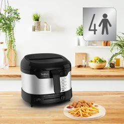 TEFAL Fritteuse UNO M FF215D - schwarz - Edelstahl -Deutschland Haushalt Verkaufs-Shop 2816001300 03 1600Wx1600H