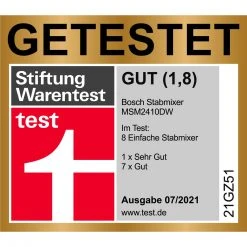 BOSCH Stabmixer MSM2410DW - weiß-türkis - Edelstahl - 37,5 cm -Deutschland Haushalt Verkaufs-Shop 2819000600 08 1600Wx1600H