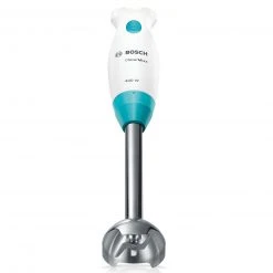 BOSCH Stabmixer MSM2410DW - weiß-türkis - Edelstahl - 37,5 cm