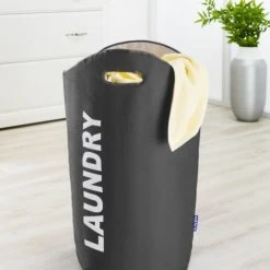 WENKO Wäschesammler LUMO - grau -Deutschland Haushalt Verkaufs-Shop 9000770500 04 1600Wx1600H