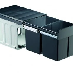 Einbau-Mülleimer PROFI - Schrankbreite ab 40 cm - 2-fach Trennung