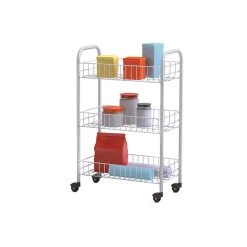 Küchenwagen - weiß - 3 Etagen