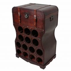 Weinregal - Kolonialstil - 14 Flaschen -Deutschland Haushalt Verkaufs-Shop 9002719200 03 1600Wx1600H