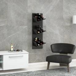 Weinregal VINOSI - schwarz - Holz -Deutschland Haushalt Verkaufs-Shop 9002765200 02 1600Wx1600H