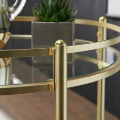 Servierwagen - gold-glas - 75 cm hoch 9 Servierwagen - gold-glas - 75 cm hoch -Deutschland Haushalt Verkaufs-Shop 9003558400 03 1600Wx1600H