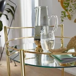 Servierwagen - goldfarben - oval -Deutschland Haushalt Verkaufs-Shop 9003877300 05 1600Wx1600H