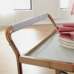 Servierwagen - kupferfarben-weiß - rechteckig -Deutschland Haushalt Verkaufs-Shop 9003877400 05 1600Wx1600H