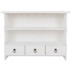 Wandregal MARCO - weiß - 67 cm breit