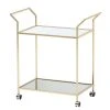 Servierwagen - gold - Glasablagen - 78 cm hoch -Deutschland Haushalt Verkaufs-Shop 9005274200 04 1600Wx1600H