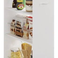 Nischenwagen TUSAL - weiß - 3 Böden - 85 cm