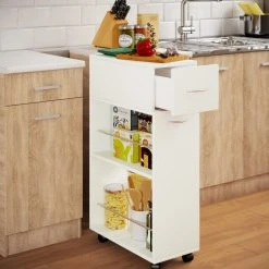 Nischenwagen TUSAL - weiß - mit Schublade -Deutschland Haushalt Verkaufs-Shop 9005458900 03 1600Wx1600H