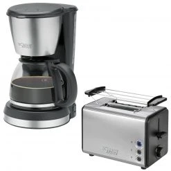 BOMANN Küchenhelfer-Set - Kaffeeautomat und Toaster