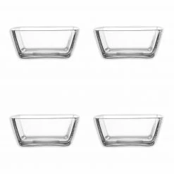 Schale - 4er-Set - Glas - 12,5 cm