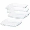 4-teiliges Teller-Set - Glas - groß - 26,5 cm -Deutschland Haushalt Verkaufs-Shop S000042200 1600Wx1600H