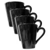 4-teiliges Tassen-Set - schwarz - Keramik - 280 ml -Deutschland Haushalt Verkaufs-Shop S000044900 1600Wx1600H